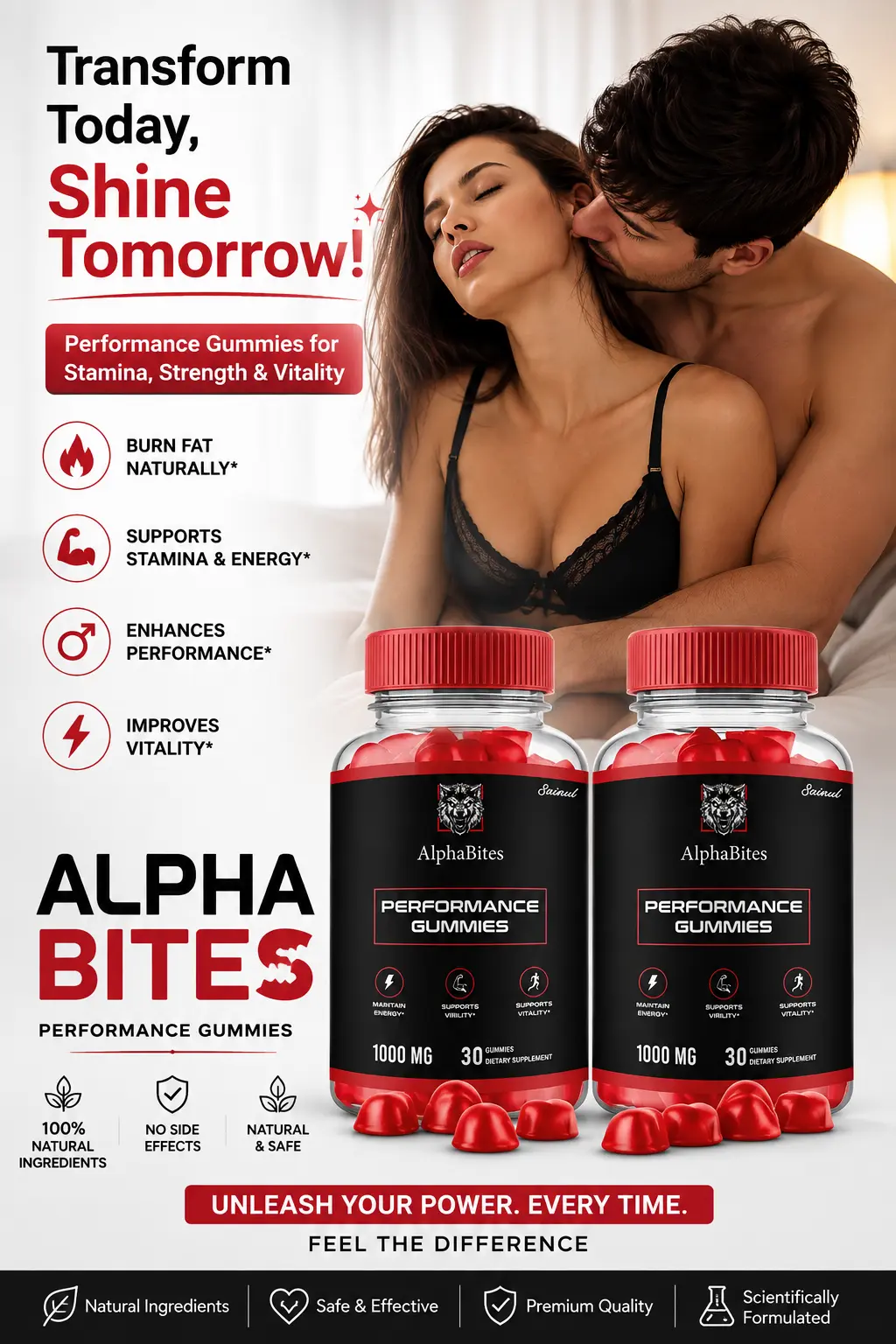 AlphaBites Men's Vitality & Stamina Supplement